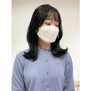 【 YOKE 】シアーグレー暗髪ヨシンモリエギョモリ