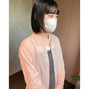 【YOKE】前上がりボブ/切りっぱなし