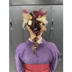 miu&伊藤夏海 和装ヘアアレンジ◎