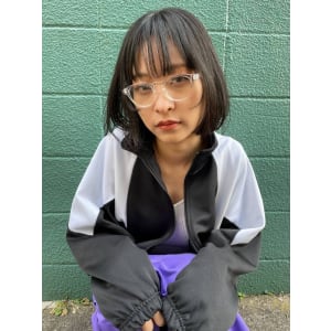 20代 30代 40代 顔まわりウルフ 艶ボブ