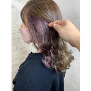 イヤリングカラーパープル10代20代11000円