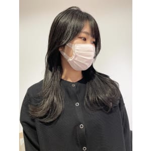 【 YOKE 】シアーグレー暗髪ヨシンモリエギョモリ