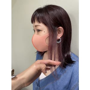 【奏子】インナーピンクボブ