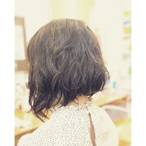 くせ毛風ショートボブ - HAIR Desing Aprile【ヘアーデザインアプリーレ】掲載中