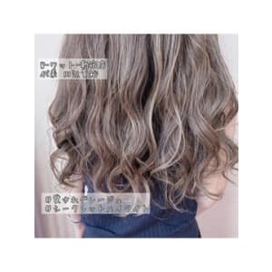【W-ワット田辺】透け感シークレットハイライトカラー＊