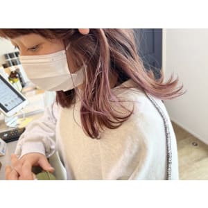 ピンクインナーカラー