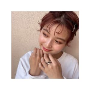 【W-ワット-新宿店 】ガーリーショート♪ニュアンスヘア＊
