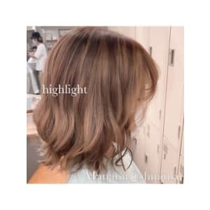 【W-ワット新宿店 担当Manami】ハイライトミルクティー