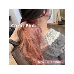 【W-ワット-新宿店 田辺貴裕】＊コーラルピンク＊