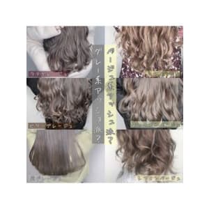 【デザインカラー担当田辺】アッシュ系もこんなに違う★比較表♪