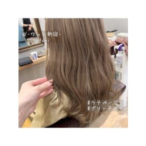 【W-ワット-新宿担当Satomi】透明感ベージュが可愛い！