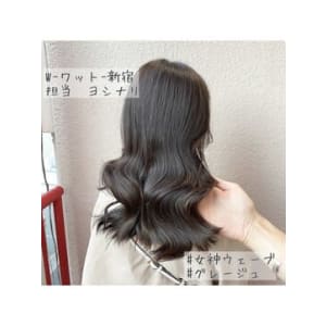 Wワット新宿店ヨシナリ＊ヨシンモリ×艶カラー