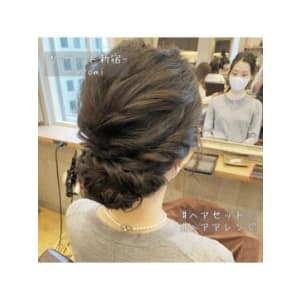 【-ワット-原宿店】まとめ髪/ヘアセット/結婚式ヘアセット