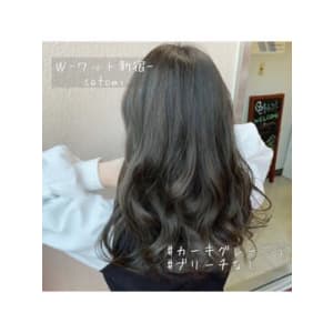 【W原宿店 】暗髪透明感カラーカーキグレージュ! - W(ワット)原宿店【ワットハラジュク】掲載中