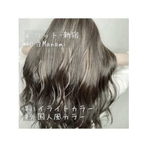 【W-ワット-原宿店 】透け感ハイライトカラー★