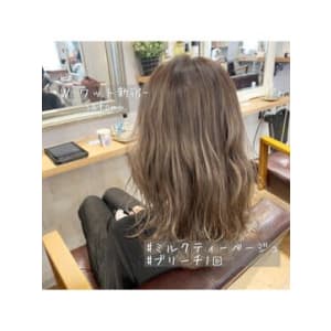 【W-ワット-原宿店 】大人気ミルクティーグレージュ♪