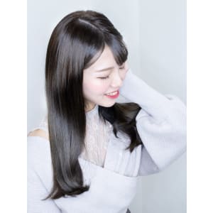 黒髪ロングストレート