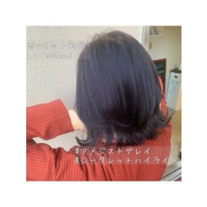 【W-ワット-原宿店 】ほんのり伝わるパープルグレー♪