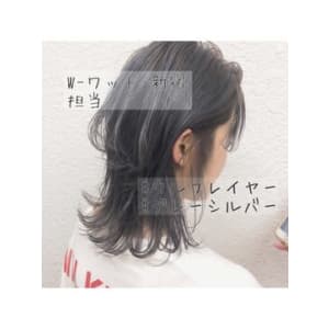 【W-ワット-原宿店＊ウルフ×グレーシルバー