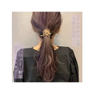 【Ｗ-ワット-原宿 】ゆるふわヘアアレンジ