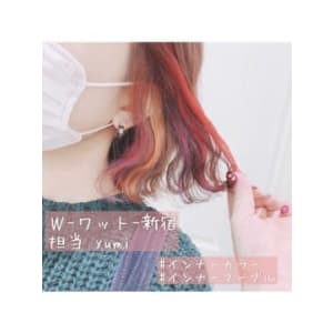【W-ワット-原宿店】マーブルイヤリングカラー