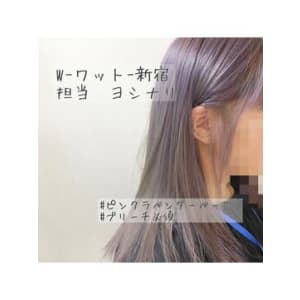 W-ワット-原宿店*ピンクラベンダーベージュ - W(ワット)原宿店【ワットハラジュク】掲載中