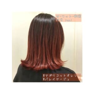 【W-ワット-原宿店】アプリコットオレンジ