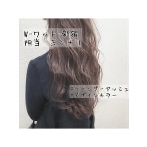 【W-ワット-原宿店】＊デザインカラー×lavender
