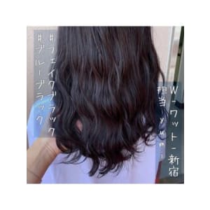 【Ｗ-ワット-原宿】フェイクブラック