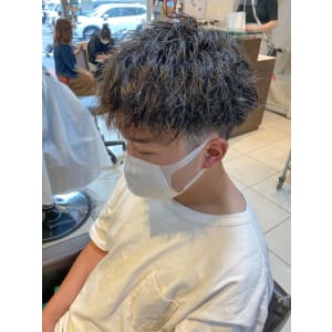ショートツイストスパイラルパーマ