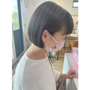 白髪ぼかしハイライト