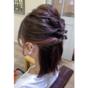 イヤリングカラー×ヘアアレンジ☆