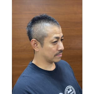 ベリーショートソフモヒ - K-STYLE HAIR STUDIO【ケースタイルヘアスタジオ】掲載中