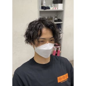 サイドパート/メンズ/スパイラル/￥10780