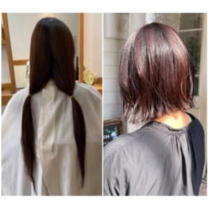 ヘアドネーションができるお店梅ヶ丘豪徳寺美容室ショートヘア