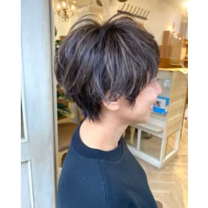 ハイライトベリーショート30代40代50代女性丸顔面長補正 - CHAINON【シェノン】掲載中