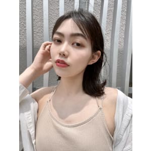 切りっぱなしボブ☆インナーカラーイルミナカラーハイライト