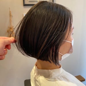 頭の形がキレイに見えるボブ◎