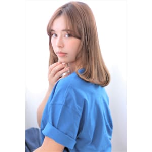 髪質改善ナチュラル小顔レイヤーストレート
