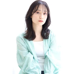 くびれヘア/顔周りカット/イルミナカラー/20代30代40代