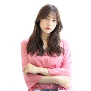 大人可愛い似合わせカット＊透け感グレージュ　20代30代