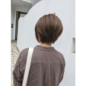 明るい白髪染め×前下がりショート【AVENIR我孫子】 - AVENIR 我孫子店【アブニールアビコテン】掲載中