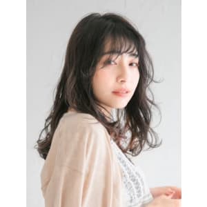 三軒茶屋　コテ巻き　パーマ　モテ　愛され　ロング　髪質改善