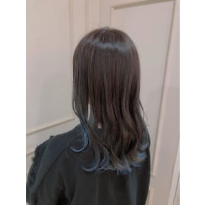 インナーカラーブルー