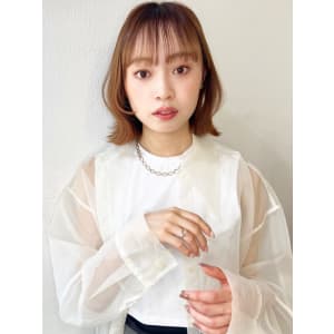 【山田】ミルクティーベージュマッシュくびれウルフy320