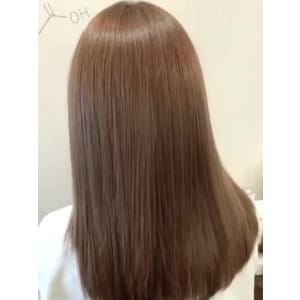 髪質改善カラー×ミディスタイル