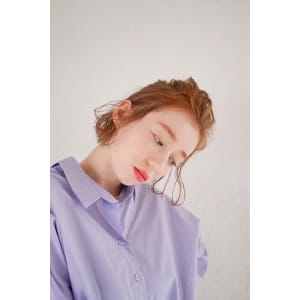 三軒茶屋 オレンジ オレンジベージュ ハイトーン ダブルカラ - HAIR & MAKE EARTH 三軒茶屋店【ヘアメイクアース サンゲンヂャヤテン】掲載中