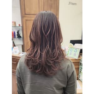 20代30代40代大人可愛いデジタルパーマナチュラルくせ毛風