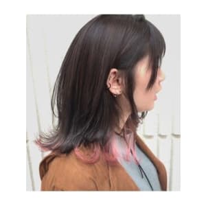 【W-ワット-原宿店 】*無造作可愛いインナーピンク* - W(ワット)原宿店【ワットハラジュク】掲載中