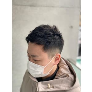 メンズショート×ピンパーマ - West Side Cut Club【ウエストサイドカットクラブ】掲載中